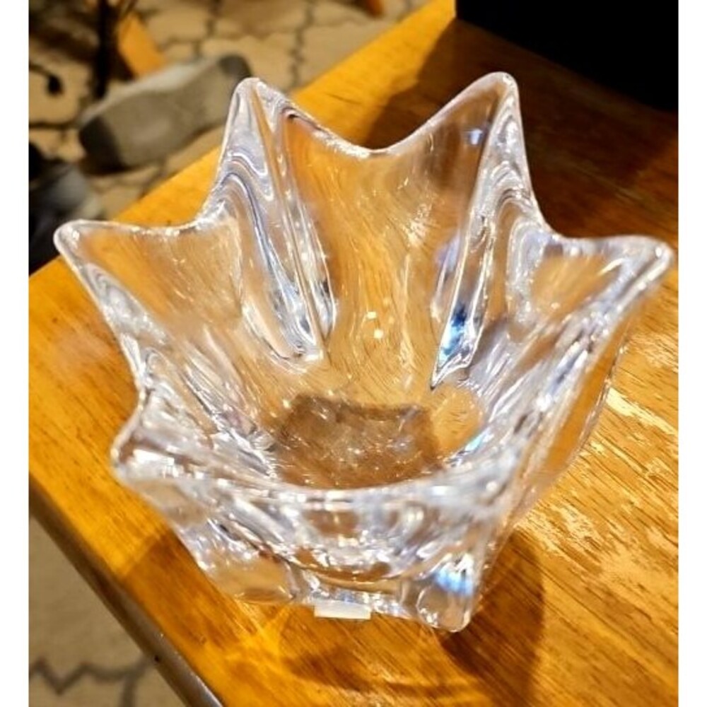 Orrefors Sweden Lead Crystal Belle Tulip Candy Bowl Vase Dish 4" x 4.5"